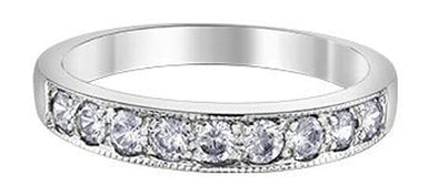 White Gold Diamond Band.