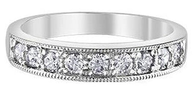 White Gold Diamond Band.