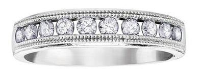 White Gold Diamond Band.