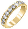 Yellow Gold Diamond Band.