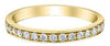 Yellow Gold Diamond Band.