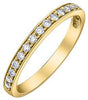 Yellow Gold Diamond Band.