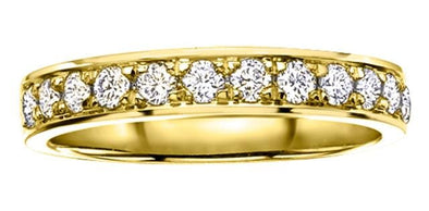 Yellow Gold Diamond Band.