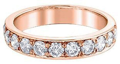 Rose Gold Diamond Band.