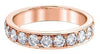 Rose Gold Diamond Band.