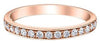 Rose Gold Diamond Band.