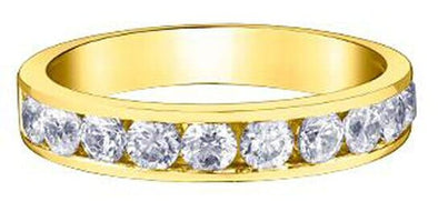 Yellow Gold Diamond Band.