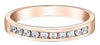 Rose Gold Diamond Band.