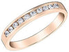 Rose Gold Diamond Band.