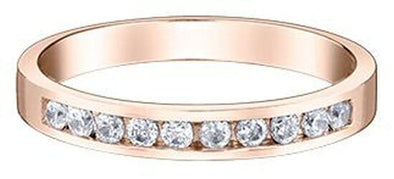 Rose Gold Diamond Band.