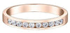 Rose Gold Diamond Band.