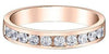 Rose Gold Diamond Band.