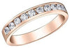 Rose Gold Diamond Band.