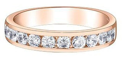 Rose Gold Diamond Band.