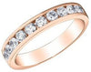 Rose Gold Diamond Band.