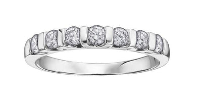 White Gold Diamond Band.