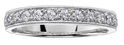 White Gold Diamond Band.