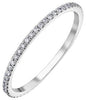 White Gold Diamond Band.