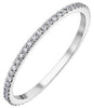 White Gold Diamond Band.