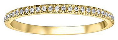 Yellow Gold Diamond Band.