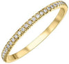 Yellow Gold Diamond Band.