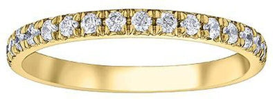 Yellow Gold Diamond Band.