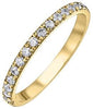 Yellow Gold Diamond Band.