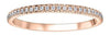 Rose Gold Diamond Band.