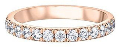 Rose Gold Diamond Band.