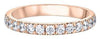 Rose Gold Diamond Band.