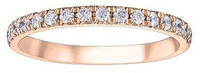 Rose Gold Diamond Band.