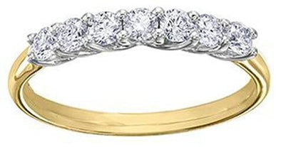 Yellow Gold Diamond Band.