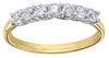 Yellow Gold Diamond Band.