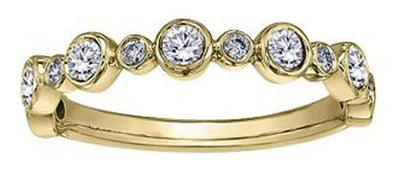 Yellow Gold Diamond Band.