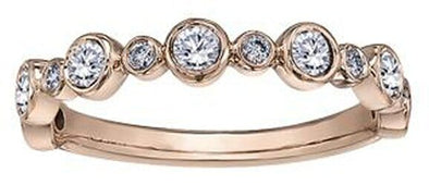 Rose Gold Diamond Band.