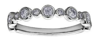 White Gold Diamond Band.