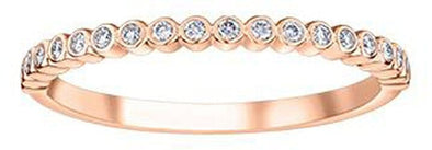 Rose Gold Diamond Band.