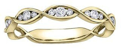 Yellow Gold Diamond Band.