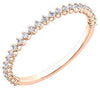 Rose Gold Diamond Band.