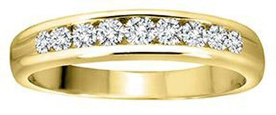 Yellow Gold Diamond Band.