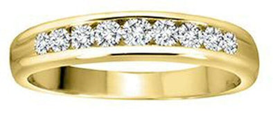 Yellow Gold Diamond Band.