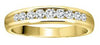 Yellow Gold Diamond Band.