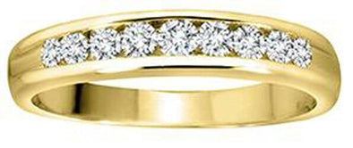 Yellow Gold Diamond Band.