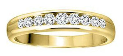 Yellow Gold Diamond Band.