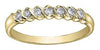 Yellow Gold Diamond Band.