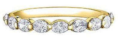 Yellow Gold Diamond Band.