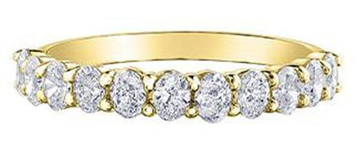 Yellow Gold Diamond Band.