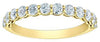 Yellow Gold Lab-Grown Diamond Band.