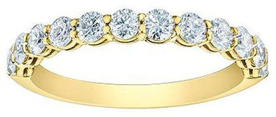 Yellow Gold Lab-Grown Diamond Band.