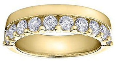 Yellow Gold Diamond Band.